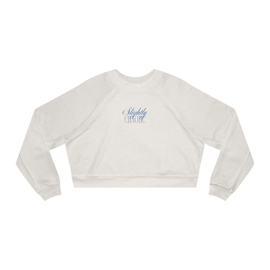 Slightly Chaotic Cropped Fleece Pullover