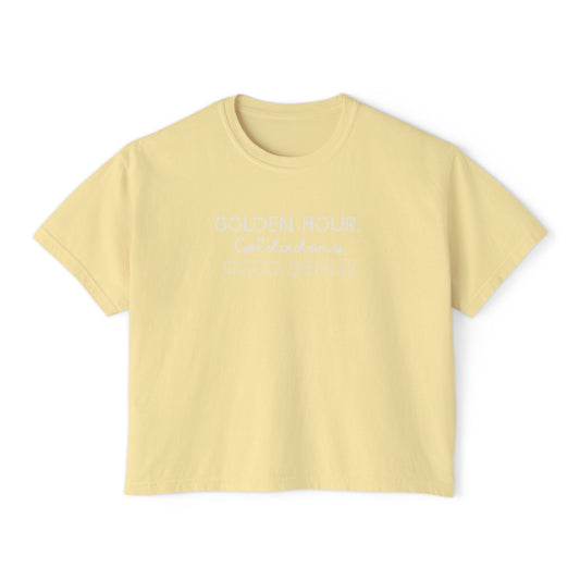 Golden Hour Boxy Tee