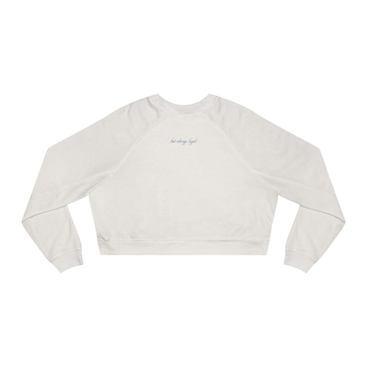 Slightly Chaotic Cropped Fleece Pullover