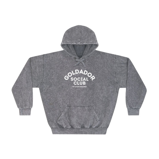 Goldador Social Club Unisex Mineral Wash Hoodie