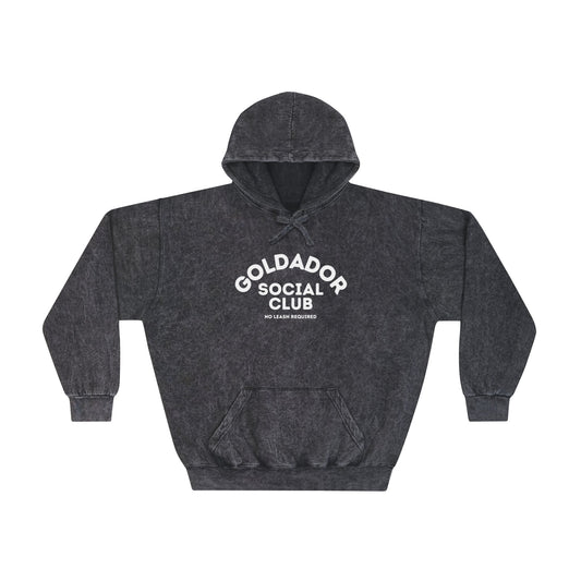 Goldador Social Club Unisex Mineral Wash Hoodie